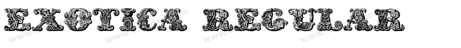 Exotica Regular字体转换